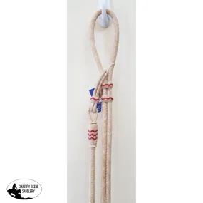 12pl Californian Style Romel Reins, Cream and Red