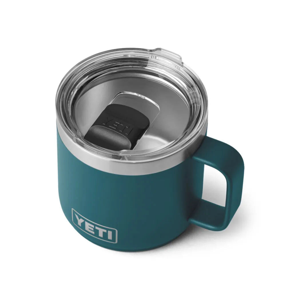 21071502825 TAZA RAMBLER 14oz MUG 2.0 TAPA MAGNETICA AGAVE TEAL MARCA YETI