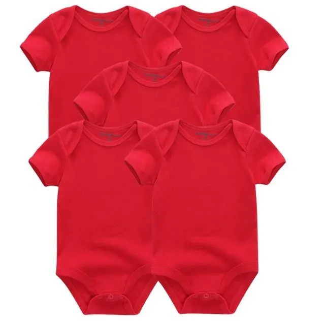 5 pack high quality baby rompers jumpsuit