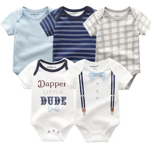 5 pack high quality baby rompers jumpsuit