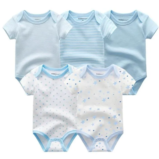 5 pack high quality baby rompers jumpsuit