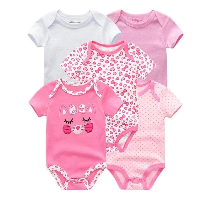 5 pack high quality baby rompers jumpsuit