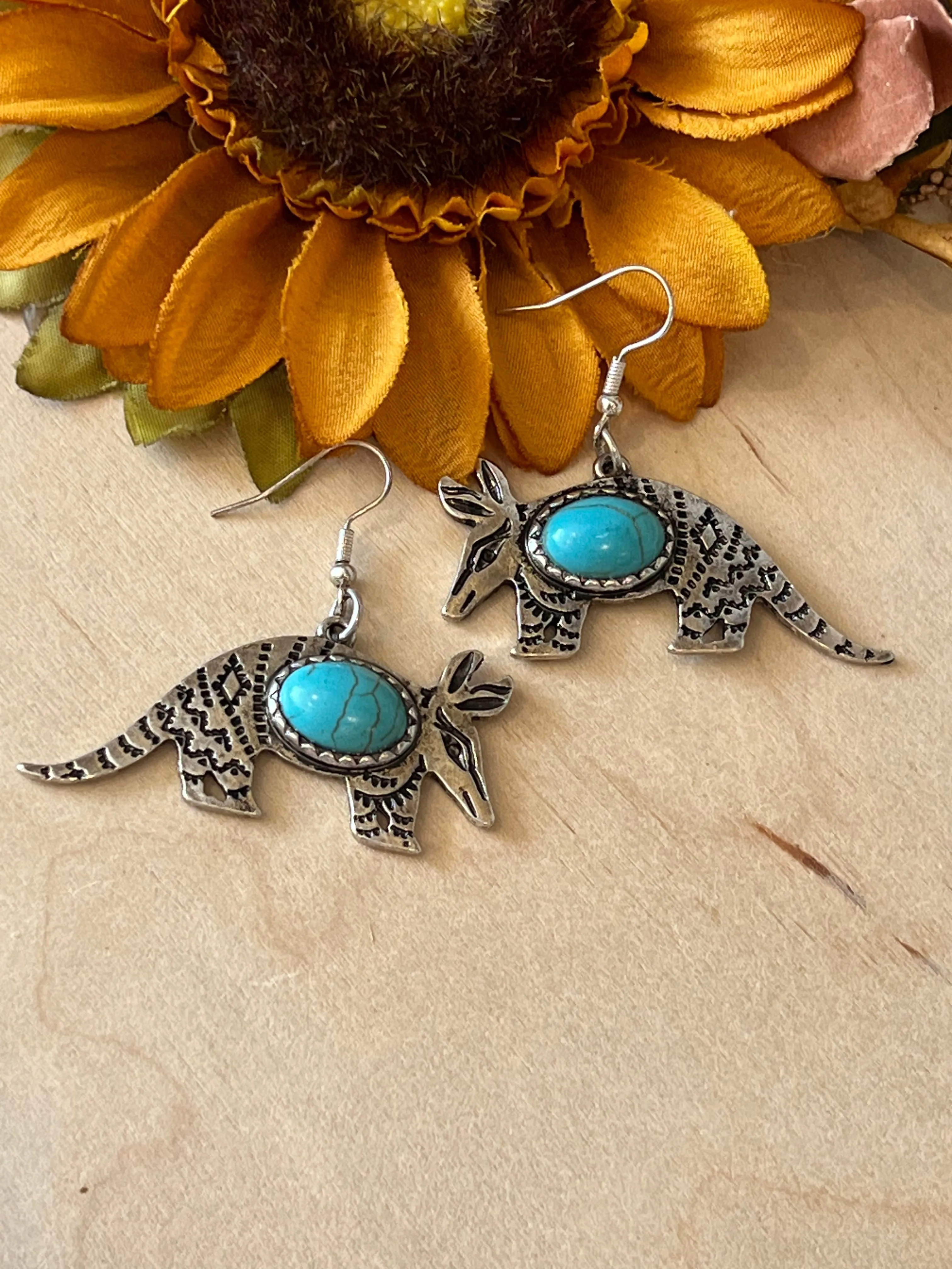 Adorable Armadillo Earrings