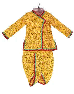 Ahhaaaa Kids Ethnic Krishna Dress Costume Wear For Boys