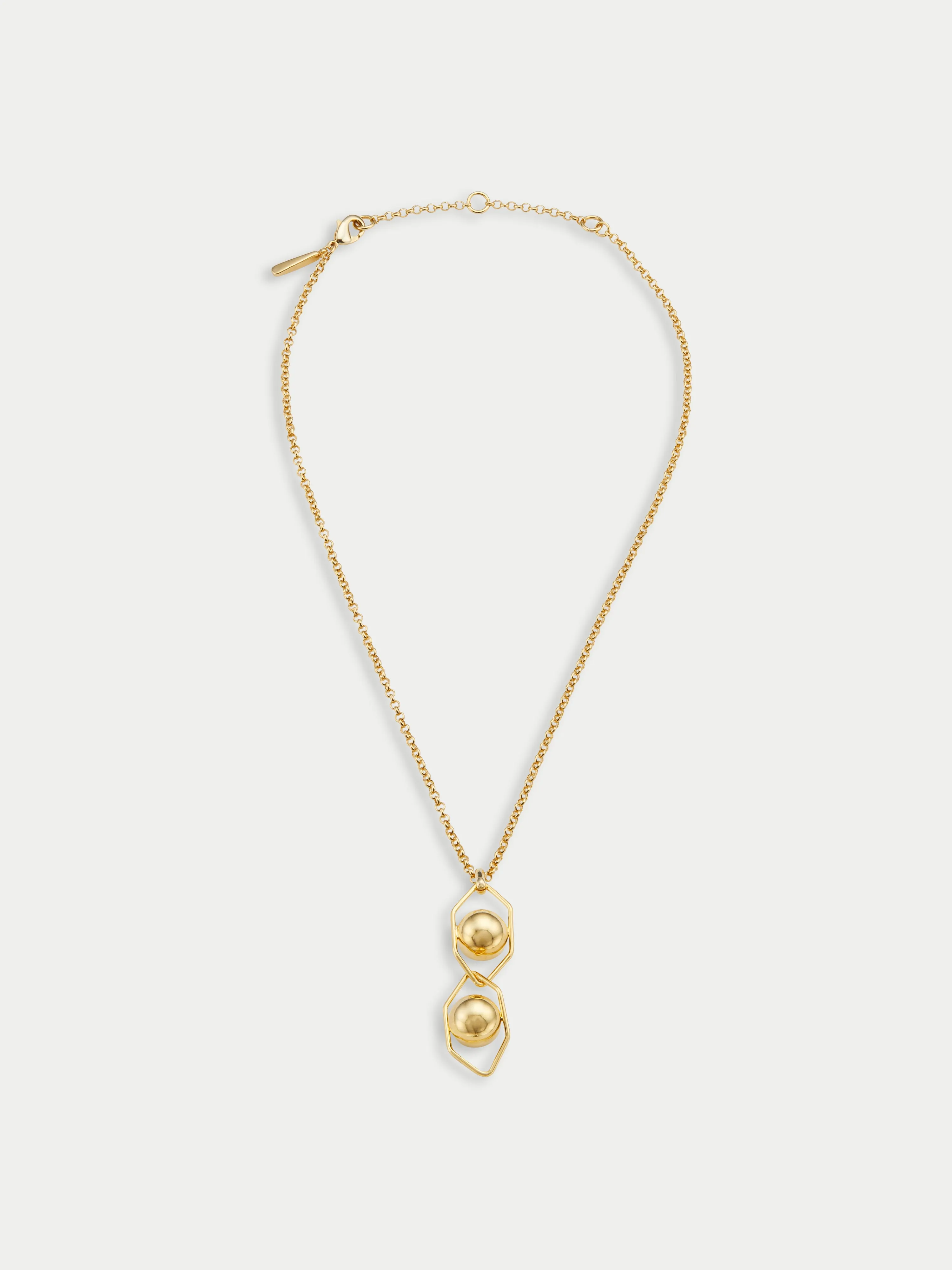 Atom Necklace | Gold