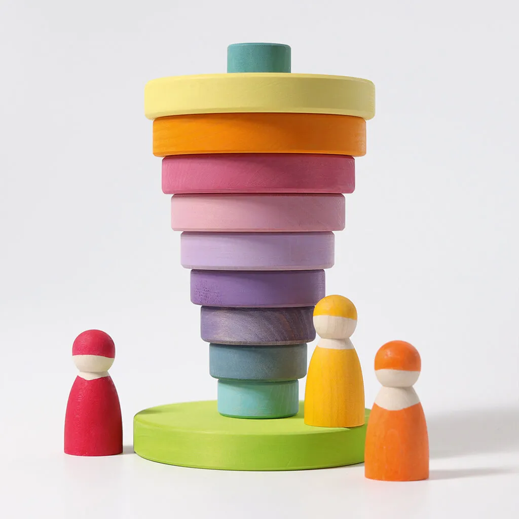 Authentic Grimm's Pastel Stacking Tower