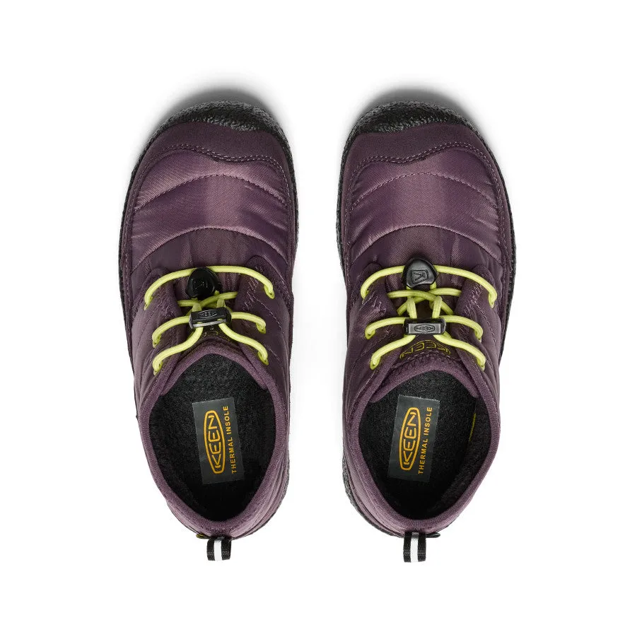 Big Kids' Howser II Waterproof Chukka  |  Plum Perfect/Daiquiri Green