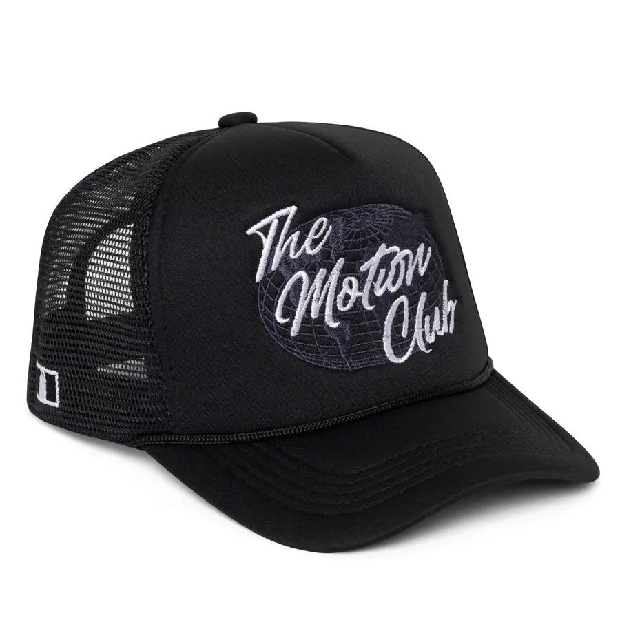 Black "The Motion Club" Trucker Hat