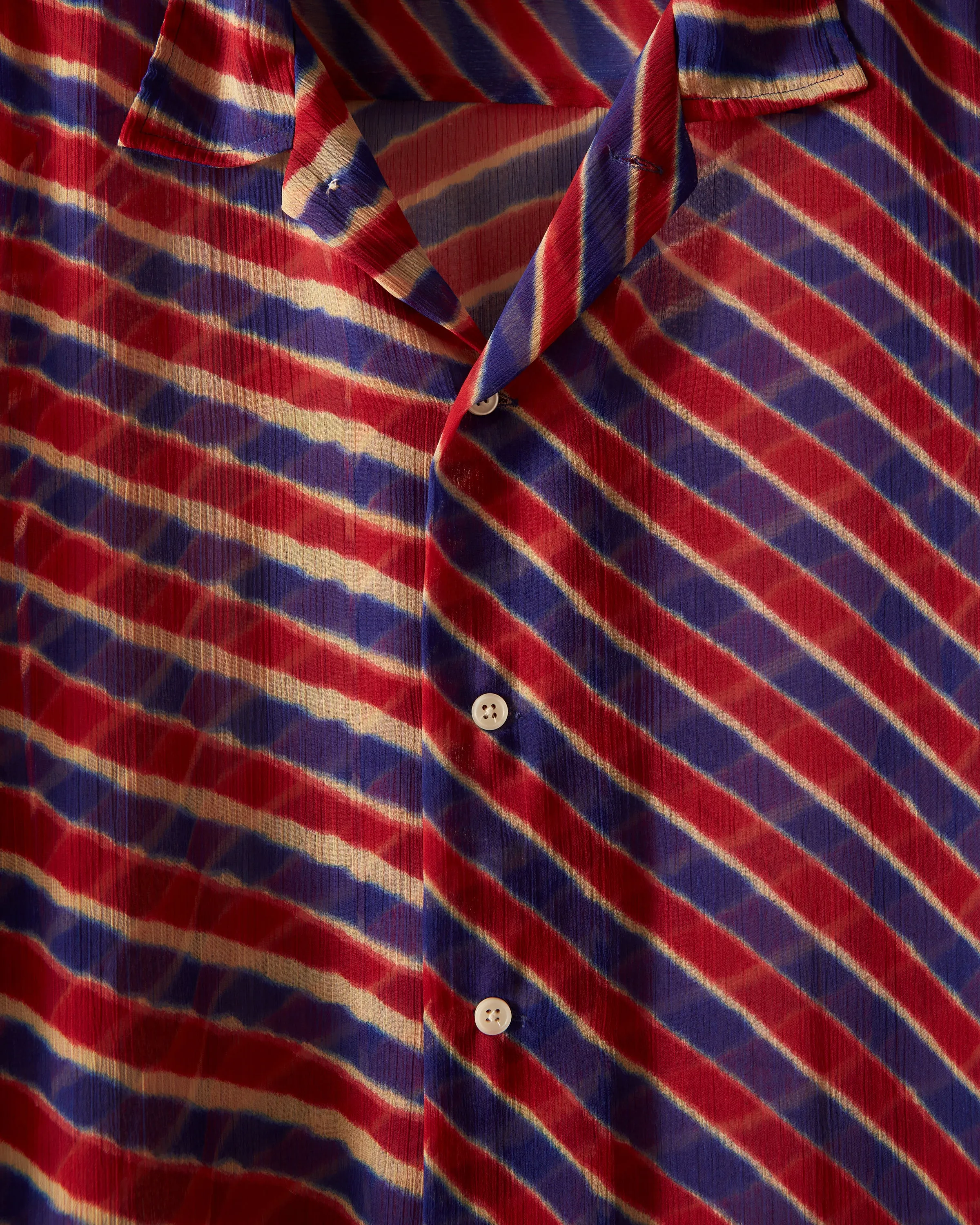 Blue Slant Stripe Shirt - M/L