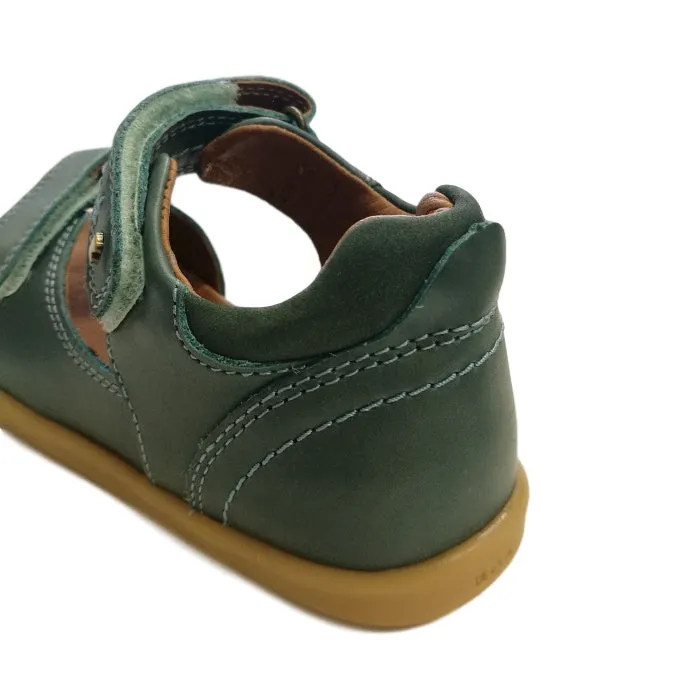 Bobux Iwalk IW Driftwood Slate Kids Leather Sandal