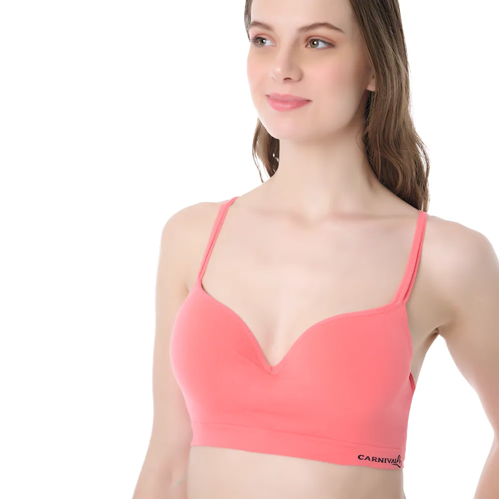 Brasier estilo top deportivo con logo impreso 23780