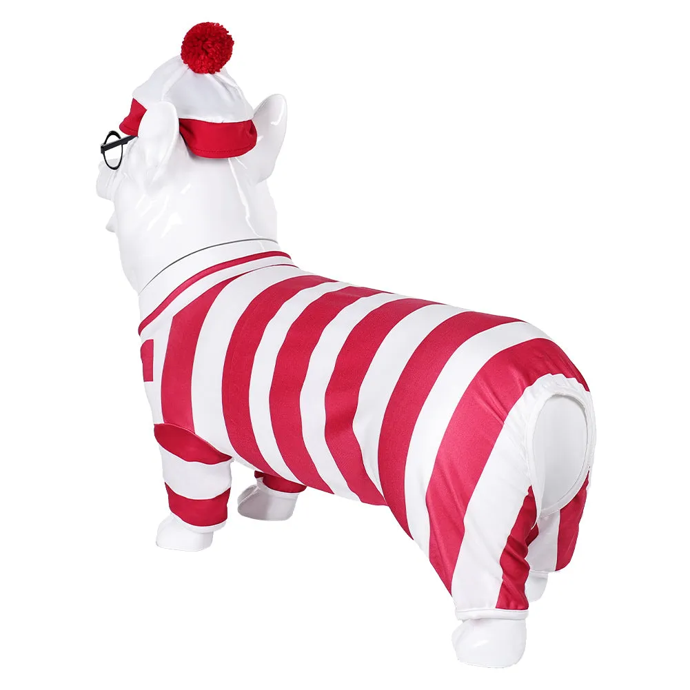 Cosplay Costume Outfits Halloween Carnival Suit Willy the Dog dog Dog Clothing Where‘s Wally?