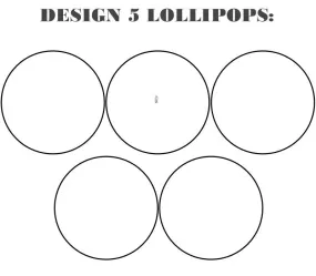 Customize your own 2" flat style edible image lollipop