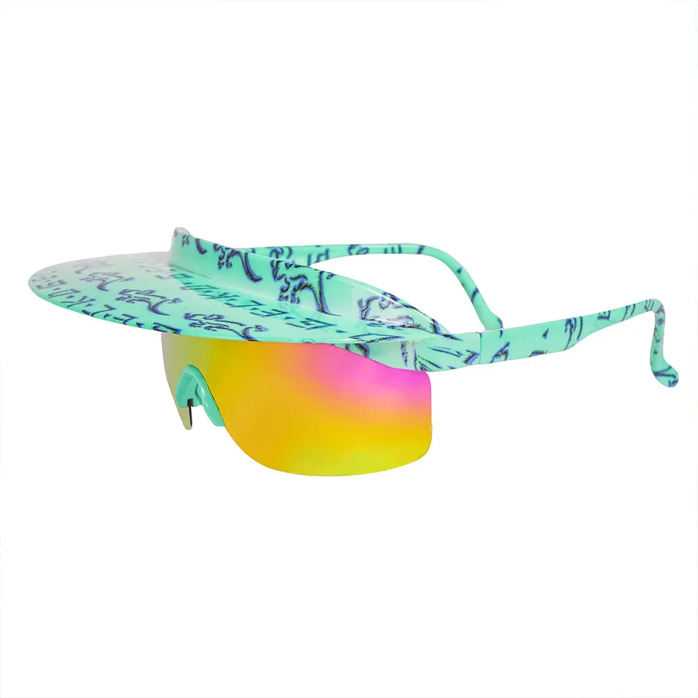 Gecko Petro Neon Mint Visor Shades!