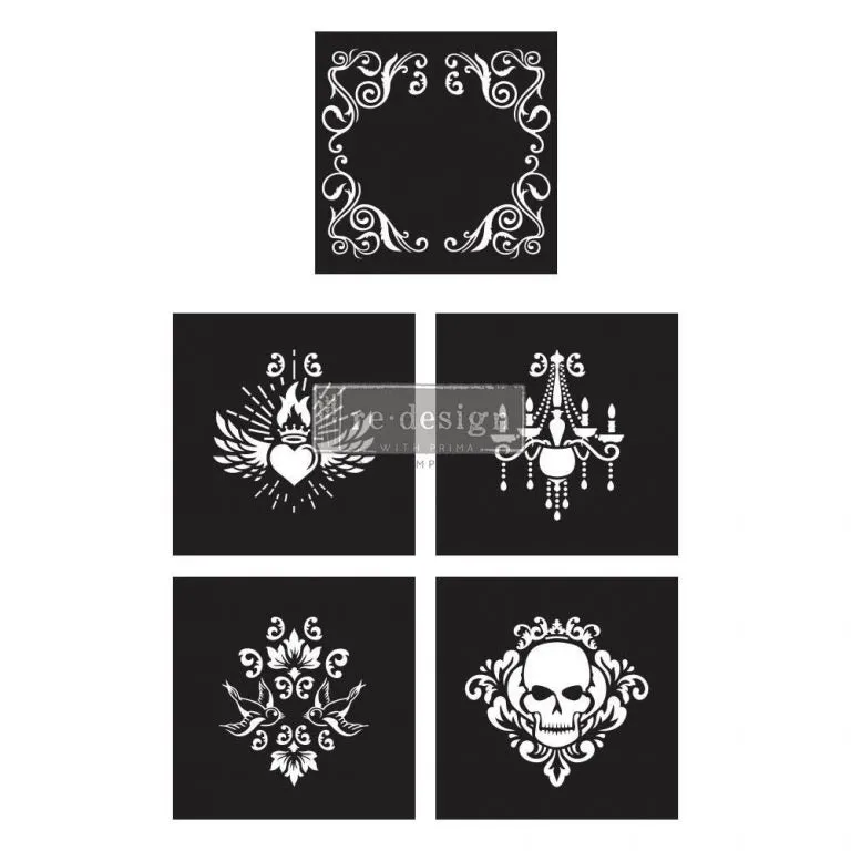 GLAM PUNK -DECOR STENCILS® CECE – MIX & STYLE