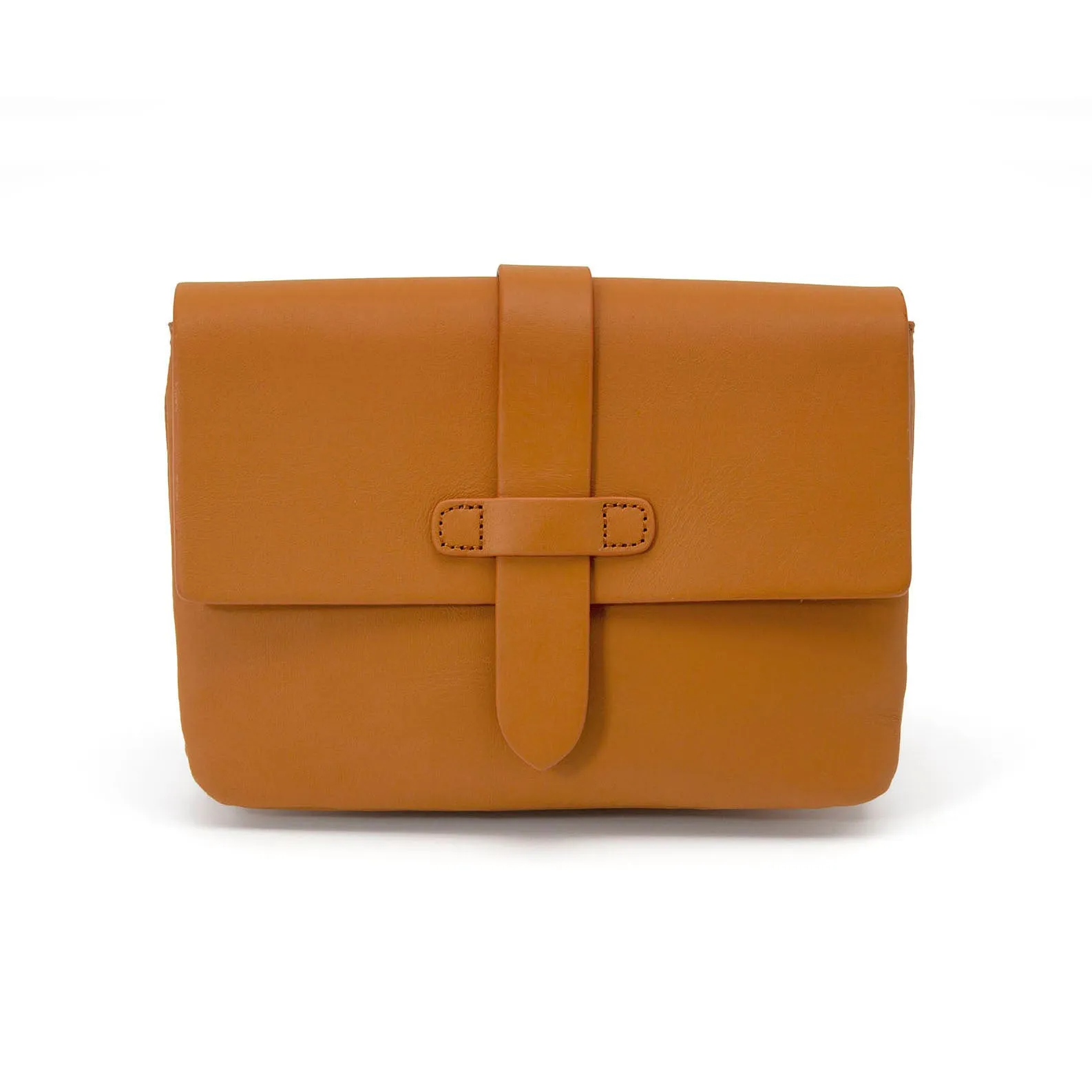 High Quality Trapezoidal Flap Leather Bag,Genuine Leather Clutch-i7bags