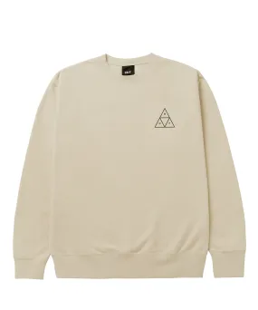 HUF SWEAT ESSENTIALS TT CREW SAND