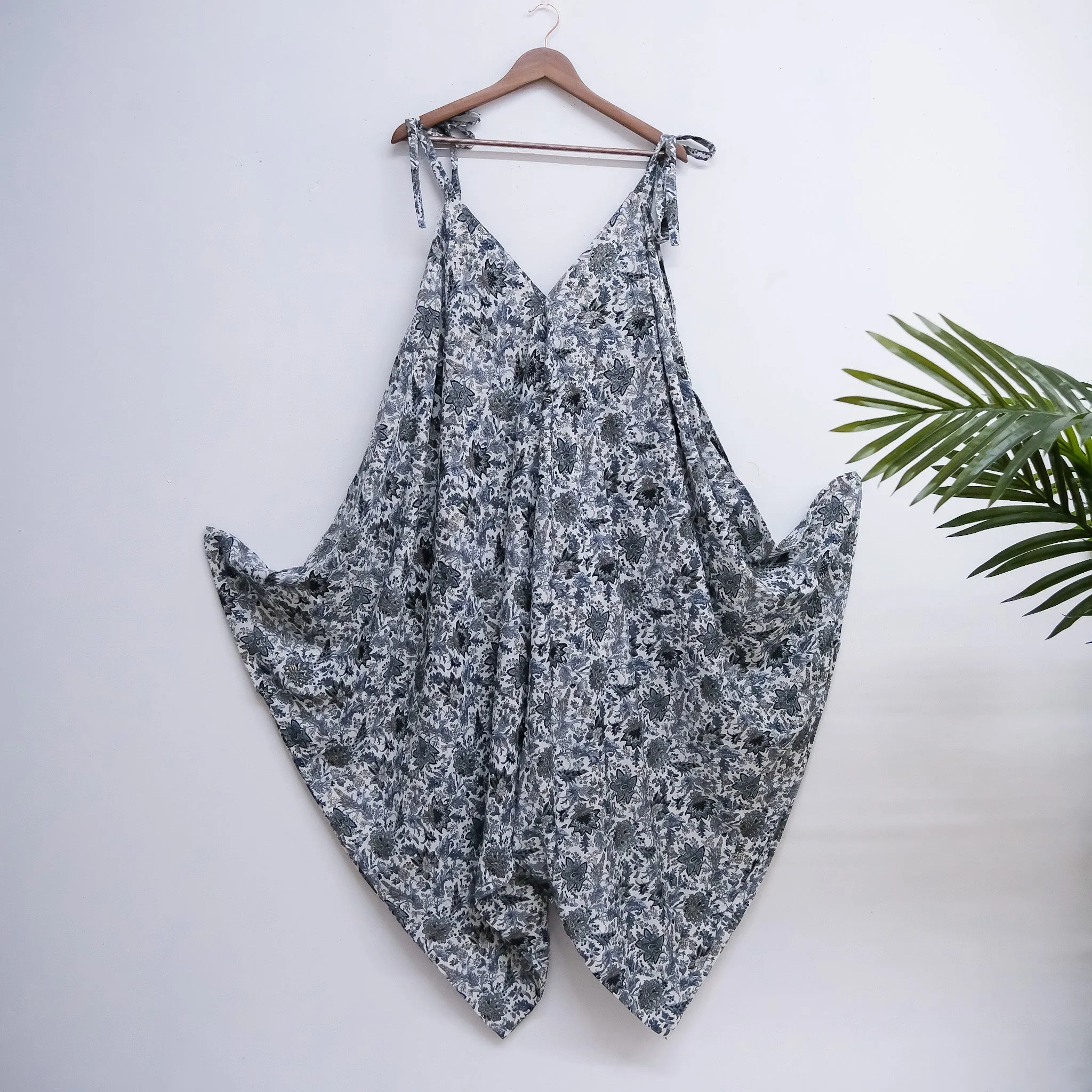 Loose Bohemian Style Summer Jumpsuit with Pockets