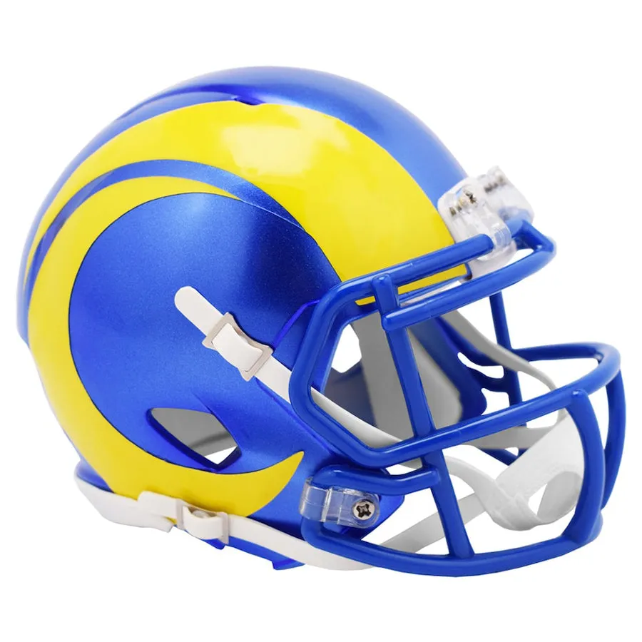 Los Angeles Rams 56 Super Bowl LVI Champions NFL Riddell Mini Replica Speed Gridiron Helmet