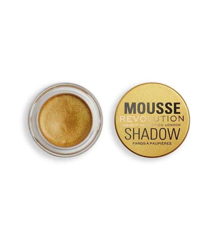 Makeup Revolution - Sombra de ojos en crema Mousse - Gold