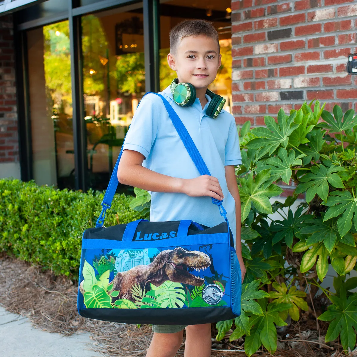 Personalized Kid's Travel Duffel Bag - Jurassic World