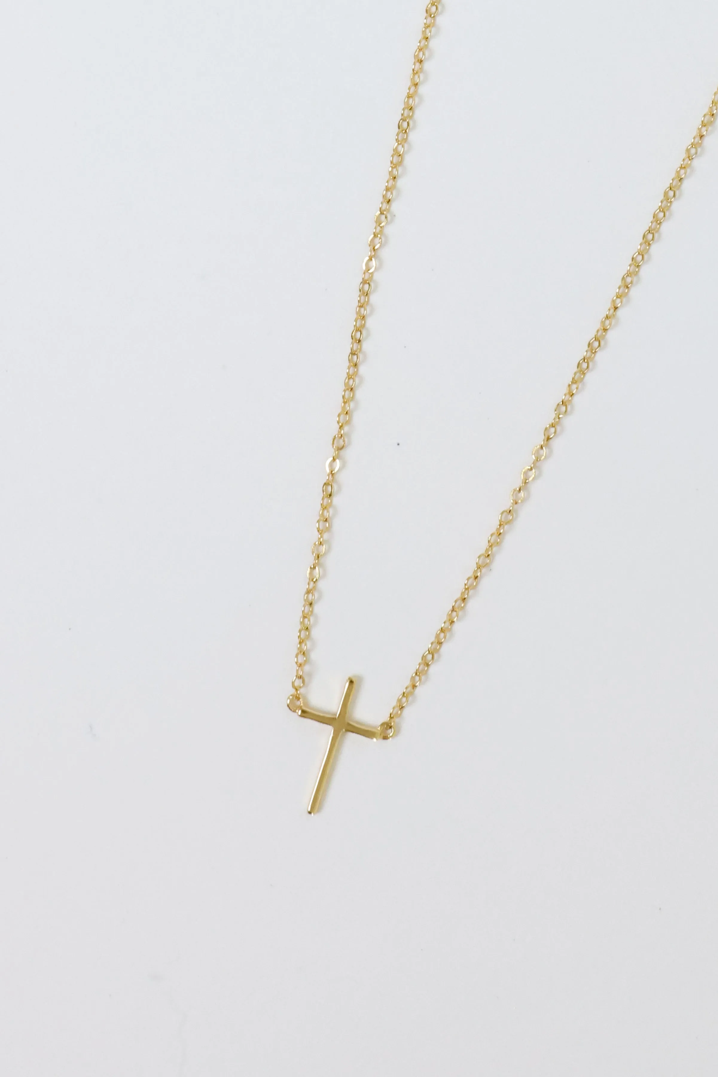 PG Design Simple Cross Necklace