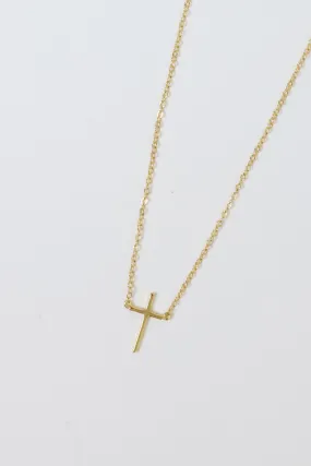 PG Design Simple Cross Necklace