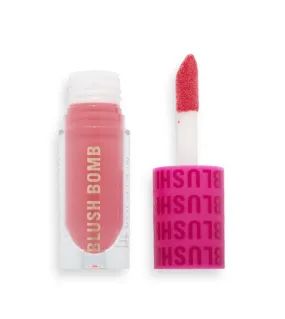 Revolution -  Colorete líquido Blush Bomb - Savage Coral