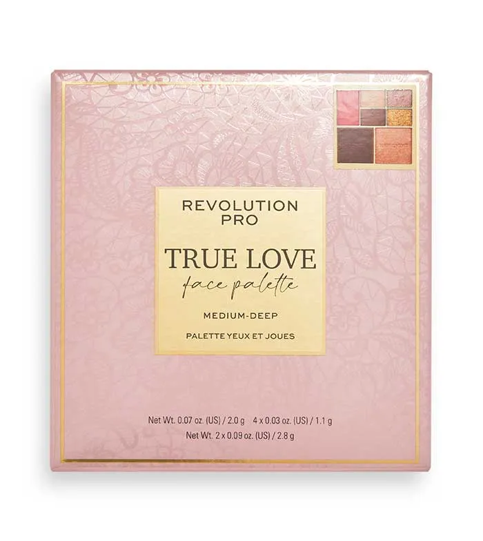 Revolution Pro - Paleta de rostro True Love - Medium-Deep