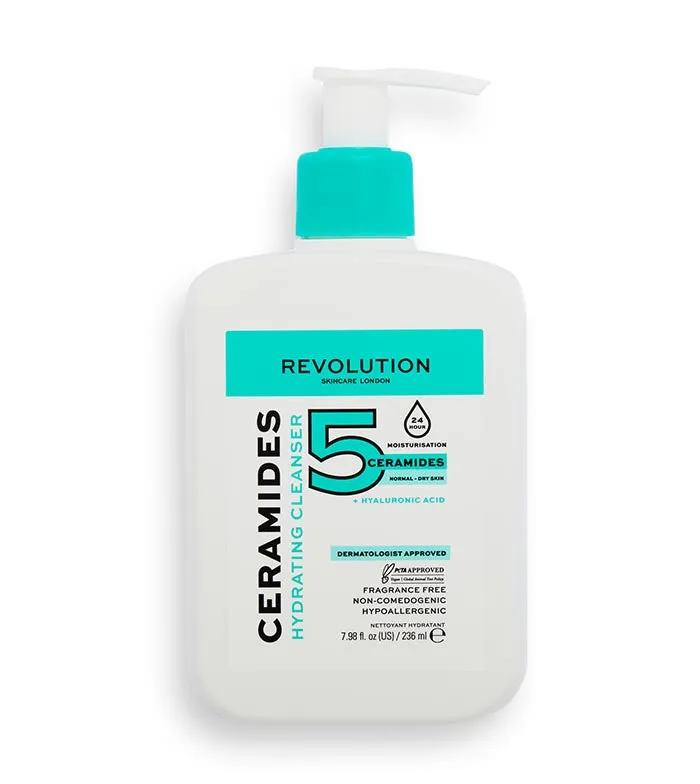 Revolution Skincare - Limpiador facial hidratante Ceramides - Pieles normales-secas