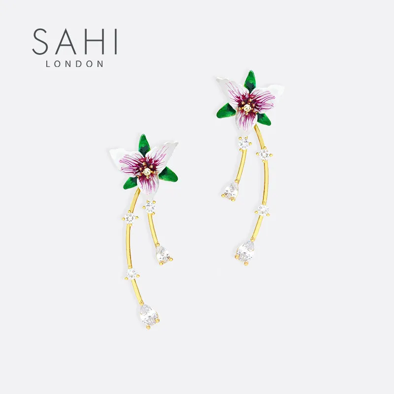 Sahi Enchanting Garden Dangling Earrings