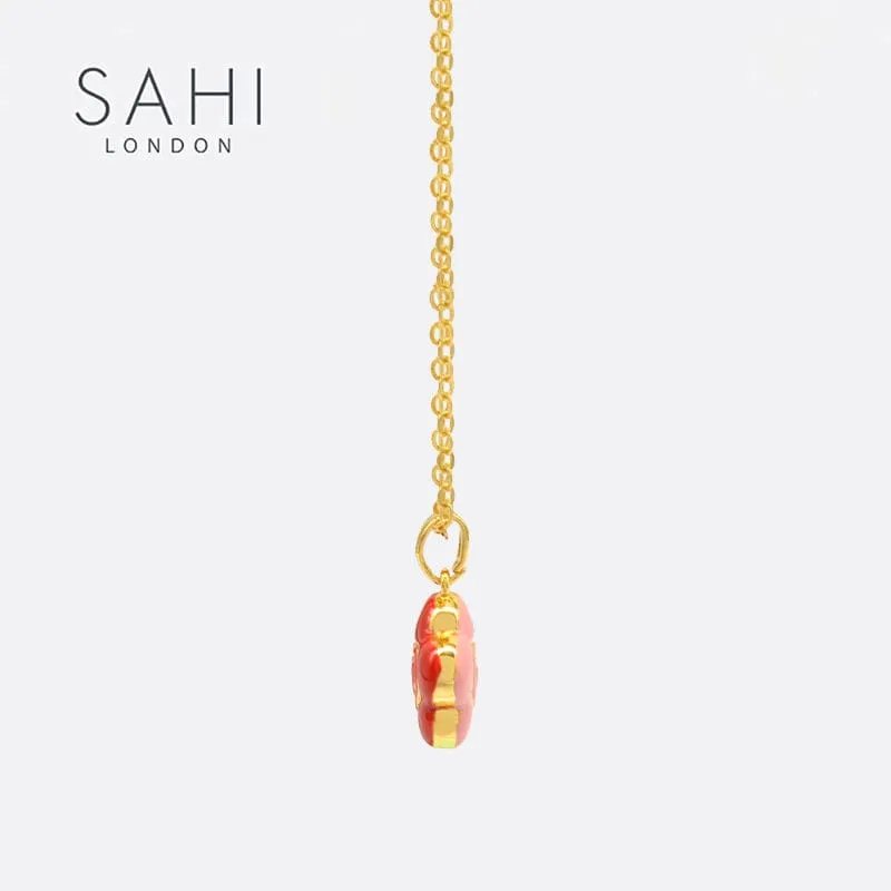 Sahi Little Flower Flip Pendant Necklace