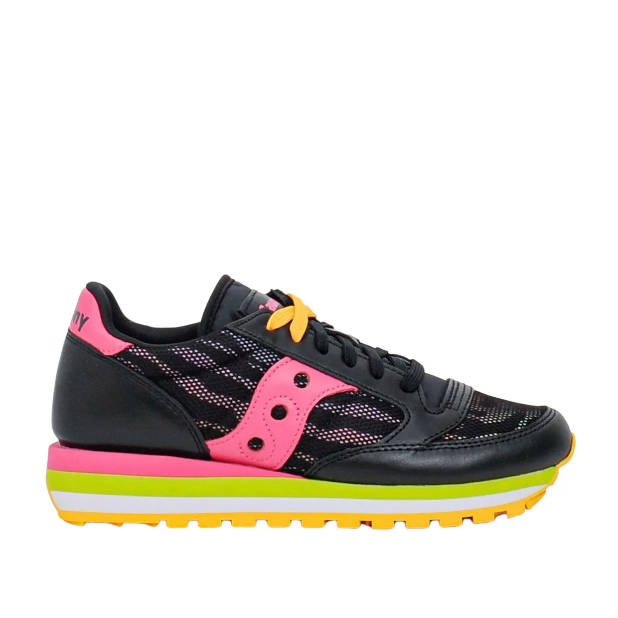 Sneakers Donna Saucony Jazz Triple Zebra Nero / Rosa