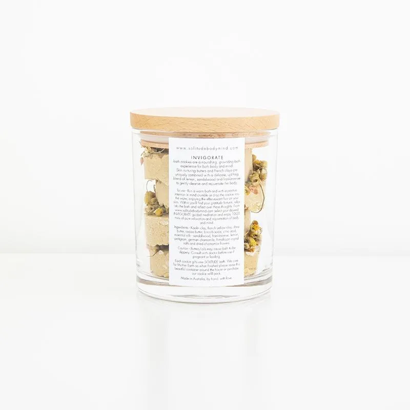 SOLITUDE - INVIGORATE BATH COOKIES // JAR