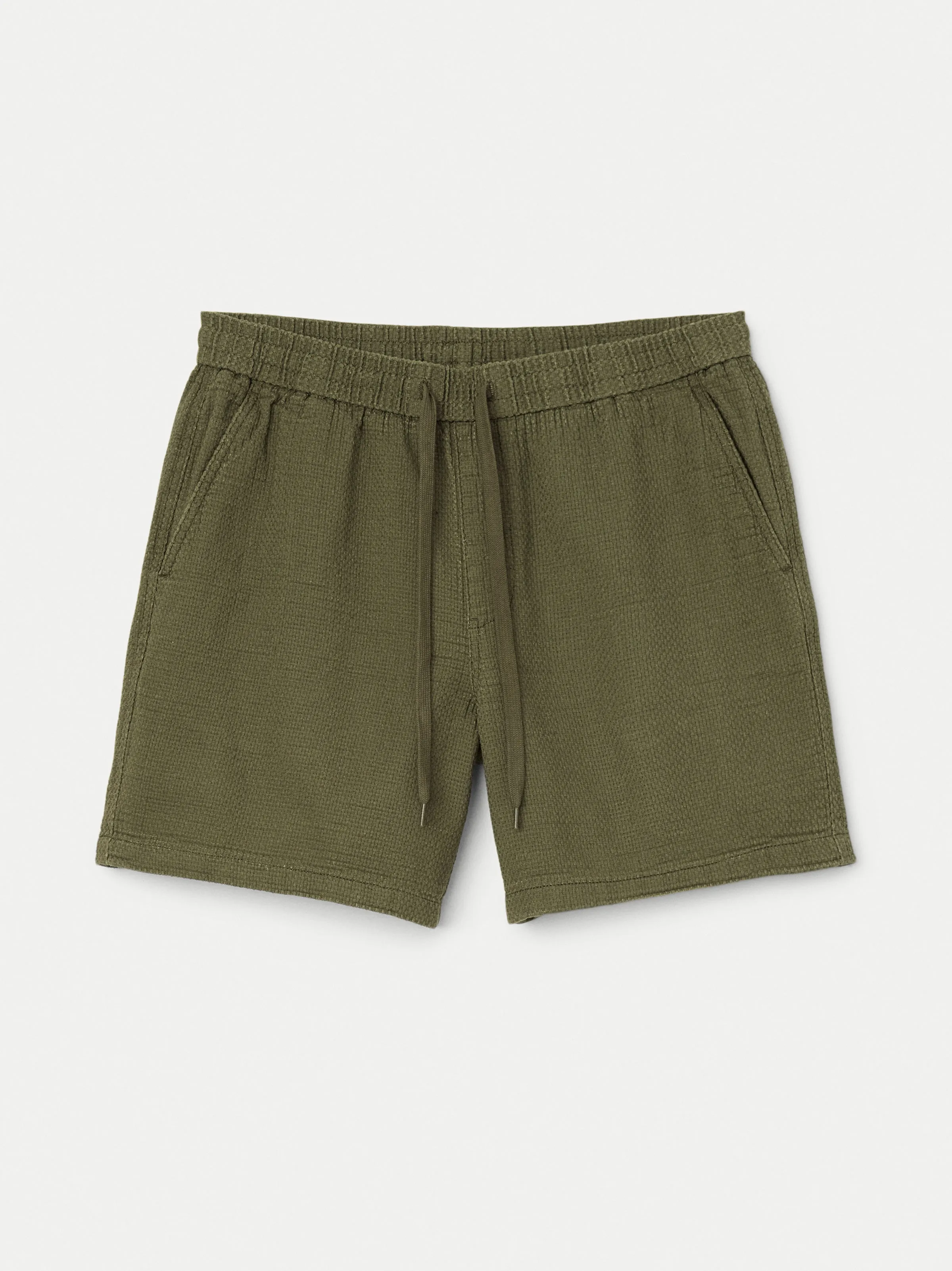 The Drawstring Short in Martini Olive