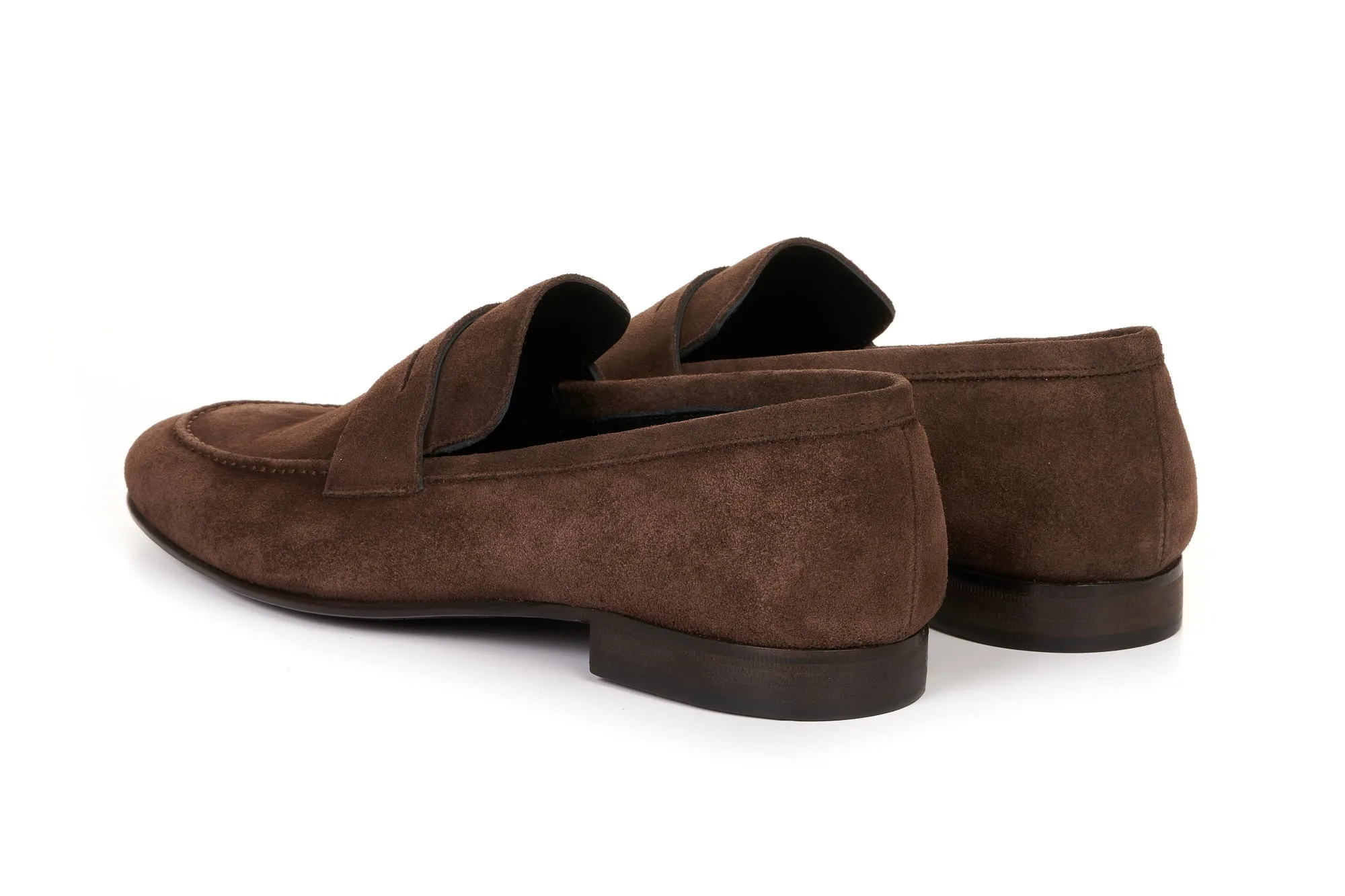 The Edward Penny Loafer - Dark Brown Suede