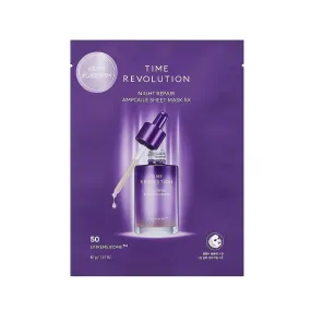 TIME REVOLUTION NIGHT REPAIR AMPOULE SHEET MASK 5X