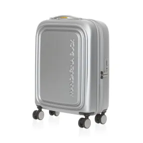 Trolley Cabina Rigido Espandibile 55cm Mandarina Duck Linea Logoduck Colore Silver