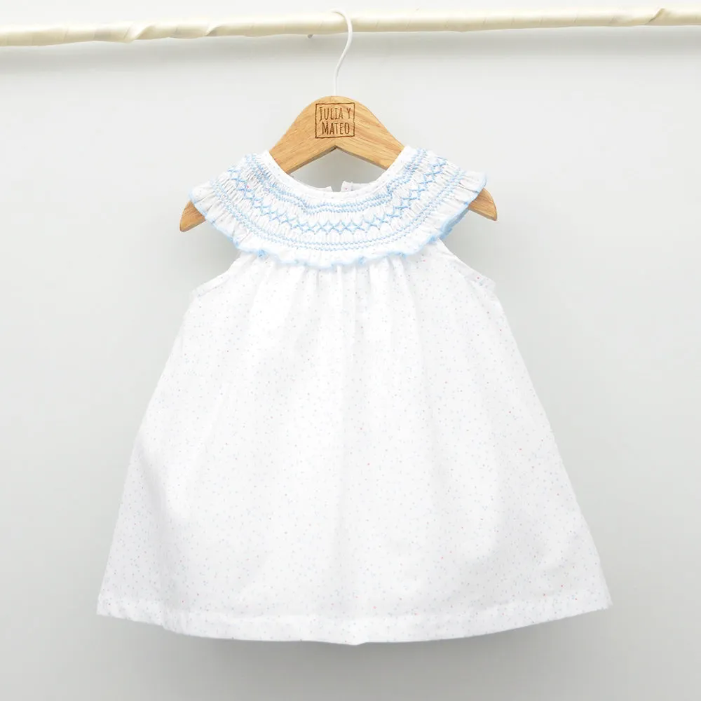 Vestido bebé Isabela punto Smock